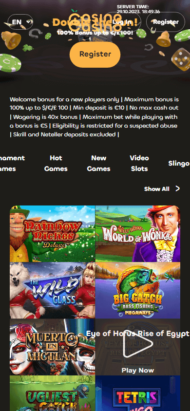 CasinoCasino.com Mobile screenshot